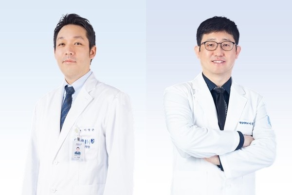 분당서울대병원 영상의학과 이영준 교수, 이준우 교수(사진 오른쪽)