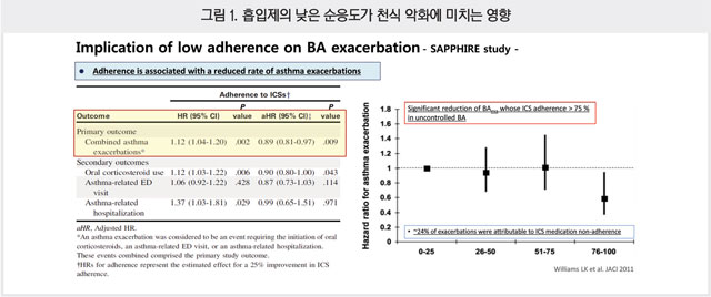 천식 흡입기의 종류