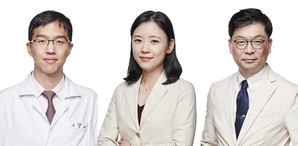 (좌부터) 가톨릭대 성빈센트병원 소화기내과 고성우 교수, 김연지 교수, 정우철 교수.