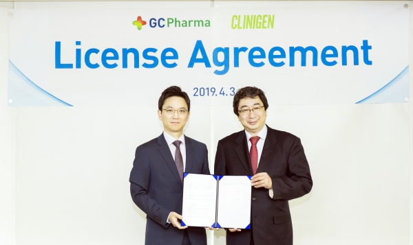 GC녹십자는 일본 클리니젠과 헌터증후군 치료제 '헌터라제'에 대한 기술수출 계약을 체결했다고 5일 밝혔다.