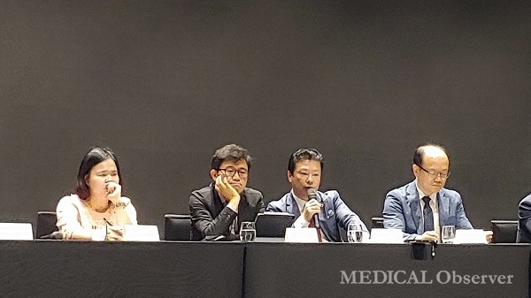 27일 보건산업진흥원 주최로 '환자 관리 패러다임'을 주제로 헬스케어 미래포럼이 열렸다.