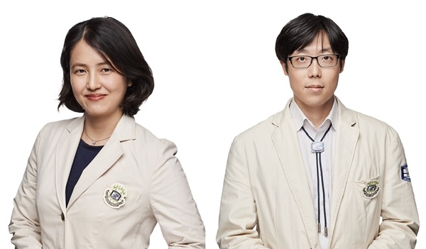 (좌부터) 서울성모병원 피부과 이지현 교수, 방철환 임상강사.