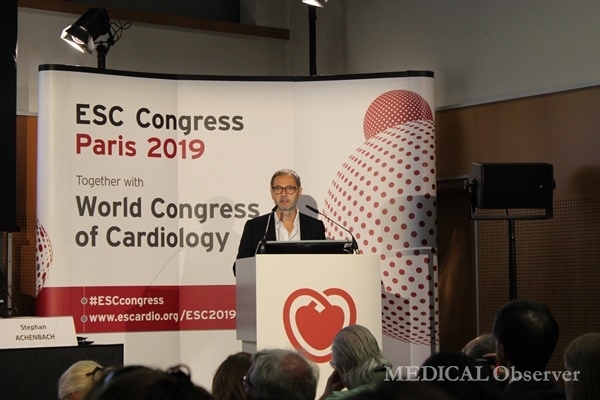 THEMIS-PCI 결과를 발표한 프랑스 Hospital Bichat의 Philippe Gabriel Steg 박사.