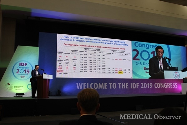 일본 동경의대 Takashi Kadowaki 교수는 부산 벡스코에서 열리는 '국제당뇨병연맹 학술대회 및 총회(IDF Congress 2019)'에서 'J-DOIT3 연구'의 추가 분석 결과를 3일 발표했다.