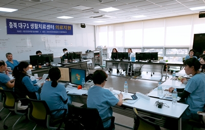 건보공단 일산병원이 충북대구1 생활치료센터에 의료진을 파견한다.