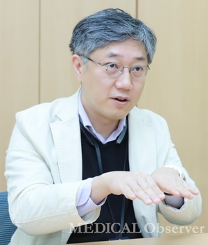 ▲서울성모병원 조재형 교수(내분비내과, 아이쿱(iKooB) 대표). ⓒ메디칼업저버 김민수 기자.