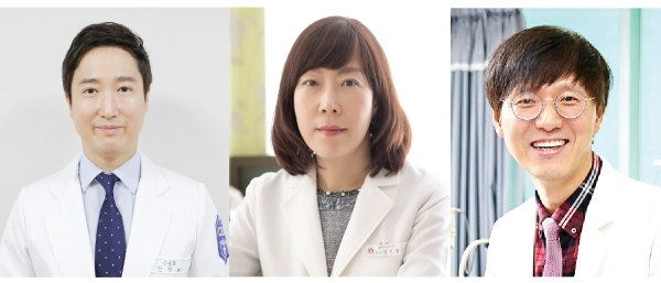 국제성모병원 안상준 교수와 대한비만연구의사회 김민정·이철진 전문의(왼쪽부터)