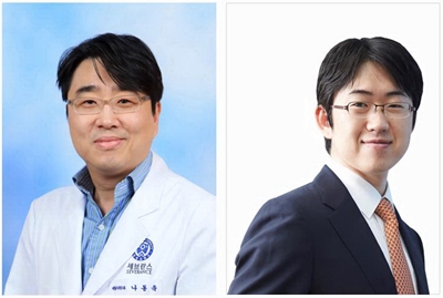 세브란스병원 재활의학과 나동욱 교수(왼쪽)와 카이스트 기계공학과 공경철 교수.