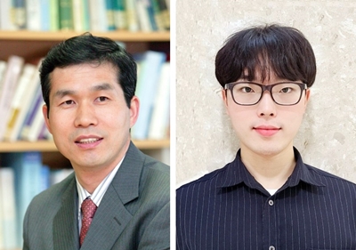 연세대보건대학원  국민건강증진연구소 지선하 소장(왼쪽)과 김정훈 연구원.