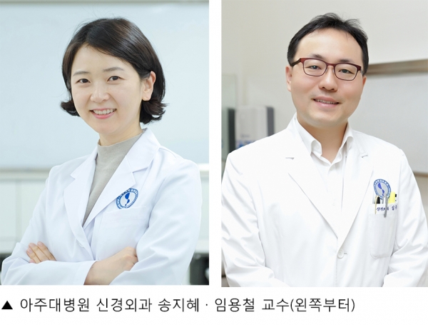 아주대병원 송지혜·임용철 교수팀(신경외과