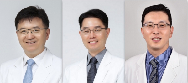 (좌부터) 한양대병원 윤호주, 김상헌, 이현 교수.