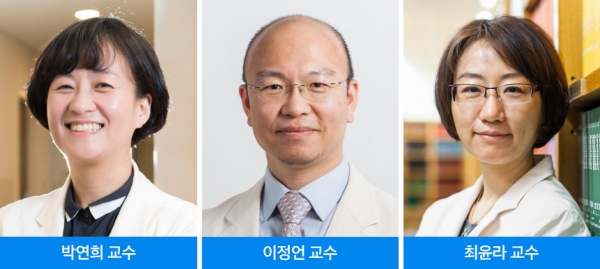 삼성서울병원 유방암센터 박연희, 이전언, 최윤라 교수(사진 왼쪽부터)