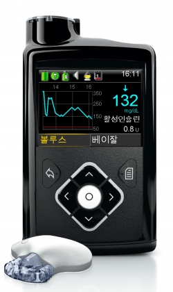 메드트로닉코리아 연속혈당측정(CGM) 기능 연동형 인슐린펌프 '미니메드 640G'.