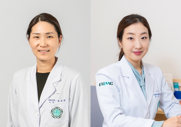 왼쪽부터 이대서울병원 소화기내과 송은미, 박예현 교수