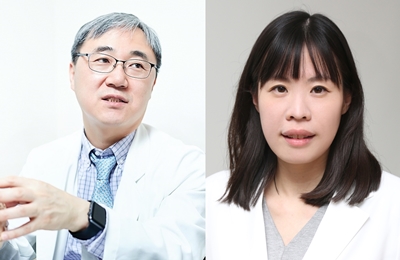 중앙대병원 신경과 윤영철 교수(왼쪽)와 한수현 교수