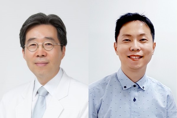 ▲(좌부터) 한양대 류마티스병원 배상철 교수, 경희대 김광우 교수.