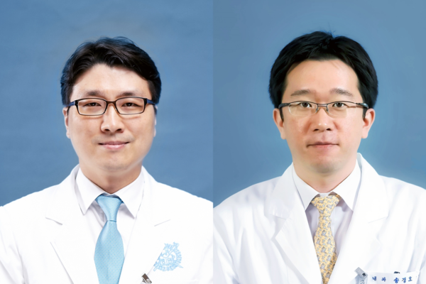 분당서울대병원 감염내과 김의석 , 송경호 교수(사진 오른쪽)
