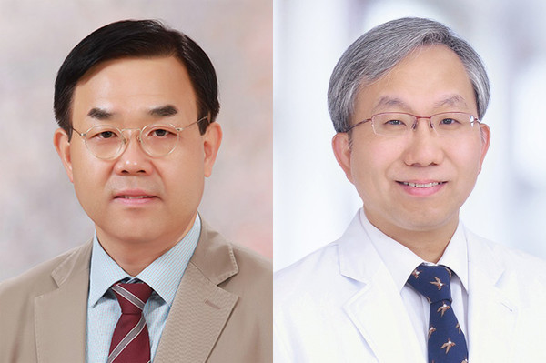 의공학교실 김영수 교수, 간담췌외과 장진영 교수(사진 오른쪽)