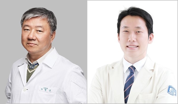 (좌부터)서울성모병원 피부과 박영민 교수, 김영호 임상강사.