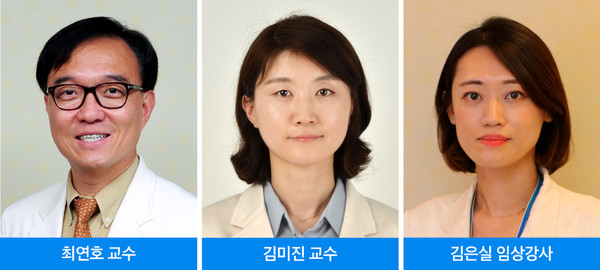 삼성서울병원 최연호, 김미진 교수, 김은실 임상강사 연구팀