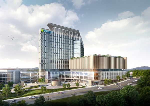 24일 순천향대 천안병원이 새병원 기공식을 개최했다. 사진은 새병원 조감도 