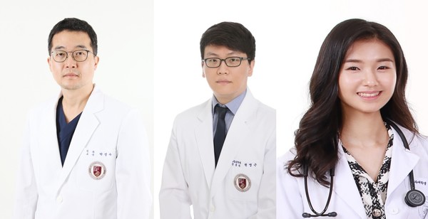 좌측부터 고려대학교 안암병원 박성수, 권영근, 하재인 교수(비만대사센터).