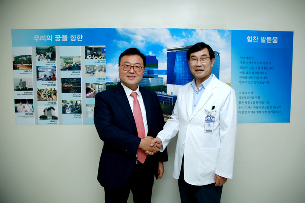 서울시병원회 고도일 회장은 지난 5일 상계백병원 고경수 병원장을 만나 병원계 현안에 대해 논의했다.