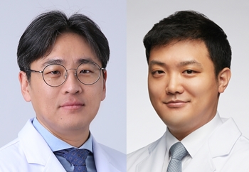 용인세브란스병원 심장내과 김용철 교수(왼쪽)와 이오현 교수.