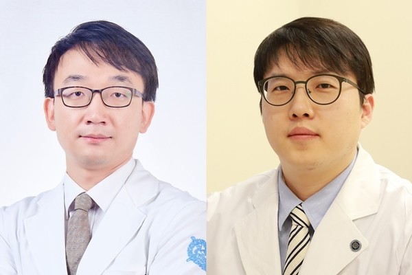 분당서울대병원 신경외과 정한길 교수(좌), 김택균 교수