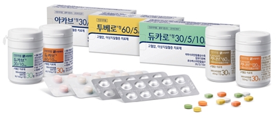 보령제약의 카나브 라인업.