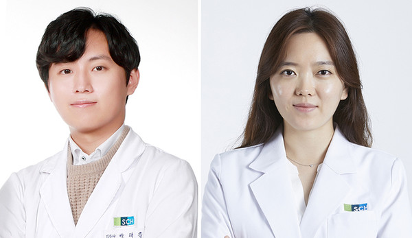 순천향대 서울병원 피부과 박태흠 전공의, 김수영 교수(사진오른쪽)