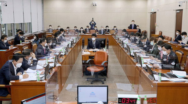 지난달 열린 국회 보건복지위원회 국정감사 ⓒ메디칼업저버 고민수 기자