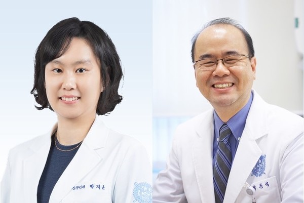 분당서울대병원 산부인과 박지윤 교수, 정형외과 박문석 교수(사진 오른쪽).