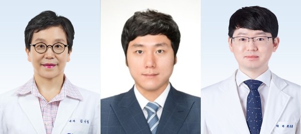 분당서울대병원 소화기내과 김나영 교수, 김원석 전문의, 최용훈 교수(사진 왼쪽부터)