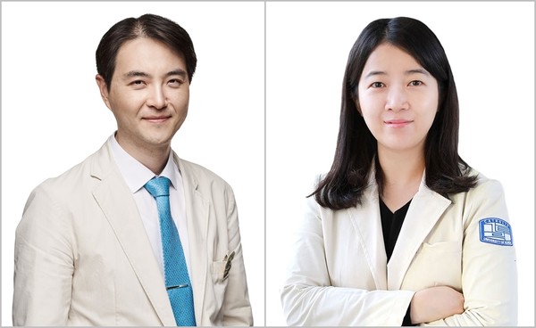 (좌부터)서울성모병원 호흡기내과 이진국 교수, 조용숙 교수.