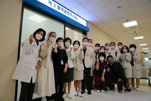 ▲가톨릭대 서울성모병원 혈액병원이 골수검사실을 개설하고 항암주자실을 확장했다.