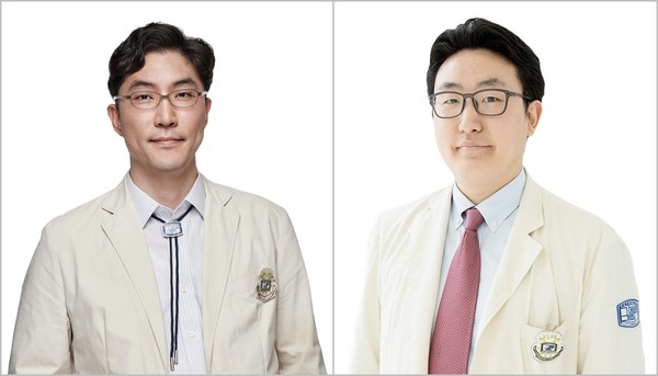 (좌부터)서울성모병원 혈액병원 조병식 교수, 민기준 교수.