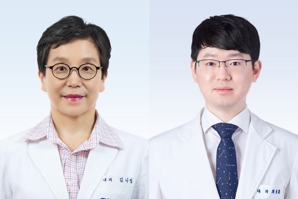 분당서울대병원 소화기내과 김나영, 최용훈 교수(사진 오른쪽)