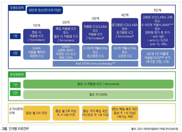 천식 흡입기의 종류