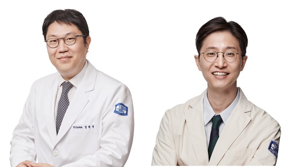 ▲(좌부터) 여의도성모병원 임현국 교수, 서울성모병원 강동우 교수.