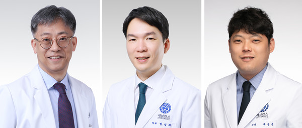 (좌측부터) 강남세브란스병원 유방외과 정준, 안성귀, 배숭준 교수