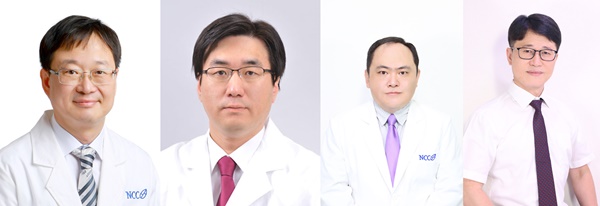 ▲(좌부터) 국립암센터 암대사 연구팀 김수열, 이호, 우상명, 장현철 박사.