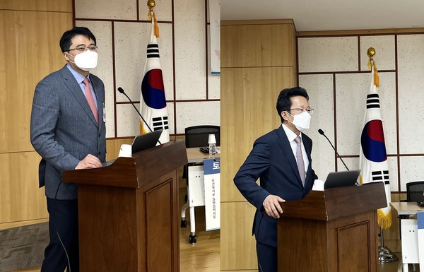 왼쪽부터 한림대성심병원 강호석 교수, 법무법인 의성 이동필 변호사