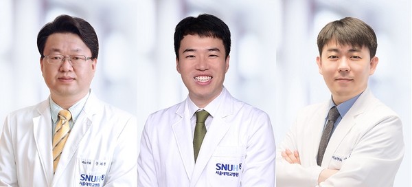 서울대병원 비뇨의학과 구자현, 육형동, 정승환 교수(사진 왼쪽부터)