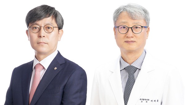 (좌측부터) 고려대학교 의과대학 신경과학교실 김병조 교수, 내과학교실 서재홍 교수