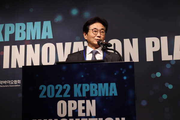한국제약바이오협회는 5일 서울 중구 웨스틴 조선호텔에서 ‘2022 KPBMA 오픈 이노베이션 플라자’를 개최했다고 6일 밝혔다. 
