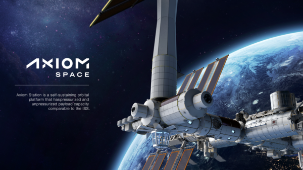 액시엄 스페이스의 세계 최초 상업용 우주정거장 '엑시엄 스테이션(Axiom Station)' 