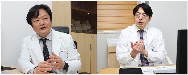 경희대병원 정신건강의학과 백종우, 백명재 교수(사진 오른쪽)