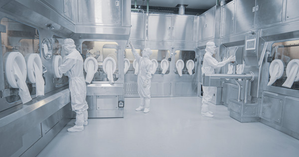 아이솔레이터 시스템(Isolator System)이 설치된 보령 예산캠퍼스 내 항암제 생산시설