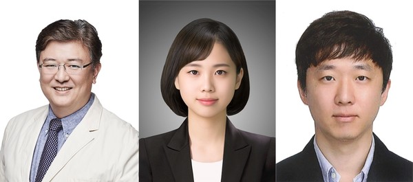 ▲(좌부터) 성빈센트병원 임성훈 교수, 뉴로핏 이지연 박사, 김동현 박사.